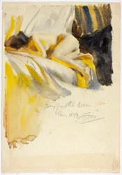Nude Lying On Bed