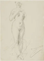 Standing Female Nude