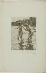 Two Bathers