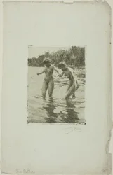 Two Bathers