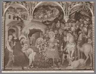 Photoreproduction of the Painting Adoration of the Magi by Gentile da Fabriano