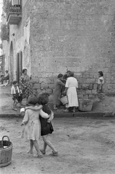 Children and Women in Qualiano, Naples, Italy