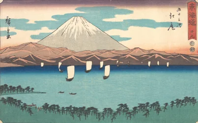 Ejiri, Number 19, from the Series Fifty-Three Stations of the Tokaido Road