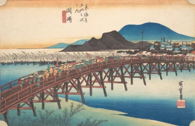 Okazaki, Tenshin no Hashi, ca. 1834