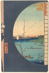 Susaki Hen-yori Suijin no Mori, Uchikawa, 1857