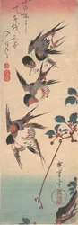 Swallows and Wild Cherry