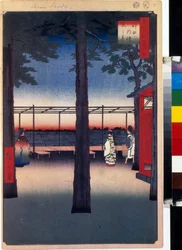 Dawn at the Kanda Myojin Shrine, One Hundred Famous Views of Edo. Work by Utagawa Hiroshige (1797-1858)