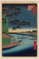 Pine of Success and Oumayagashi, Asakusa River