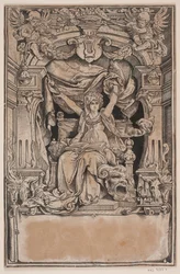 Title Page and Vignette for an Edition of "Faust", Munich 1884