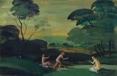 Three Nymphs Bathing