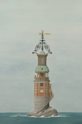 The First Eddystone Lighthouse, Plymouth, Devon