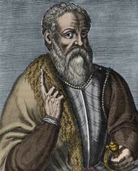 Portrait of Hernando Cortez, Spanish conquistador