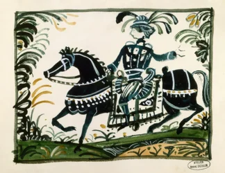 Horseman with Plume