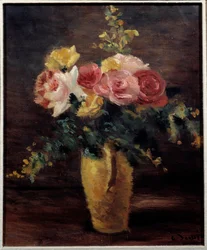 Roses in a Vase