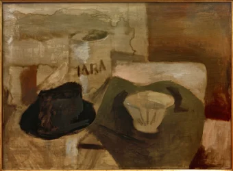 Still Life with Hat and Vessels