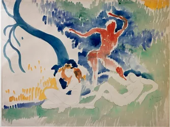 Three Dancers