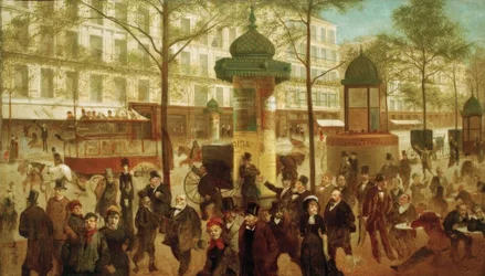 A. Gill, The Boulevard Montmartre