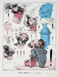 Leon Gambetta, from Histoire de la Troisieme Republique, Vol. I, l