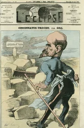 Louis-Jules Trochu (1815-1896), French general and politician. Cover in L