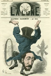 Portrait of Alfred Darimon, French politician