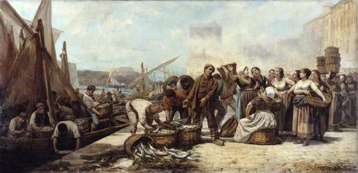 Arrival of Fishermen at the Old Port in Marseille