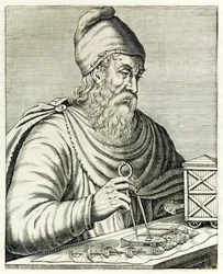 Archimedes of Syracuse from True Portraits by André Thévet published in 1594