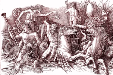 Battle of the Marine Gods (after Andrea Mantegna)