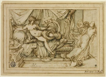 Olympias, Mother of Alexander, Visited by Zeus in the Guise of a Serpent