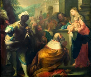 The Adoration of the Magi (detail)