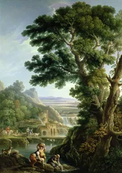 A Landscape in Latium with Washerwomen