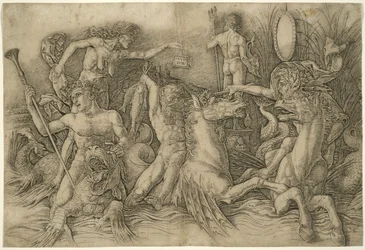 Battle of Sea-Gods, Left Half of a Frieze