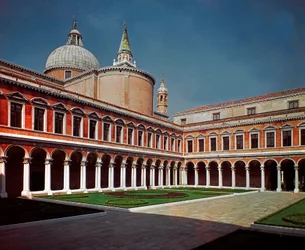 Renaissance Architecture: View of the Cloister of the Church of San Giorgio Maggiore