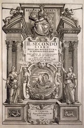 Title Page of the Four Books of Architecture, Book II