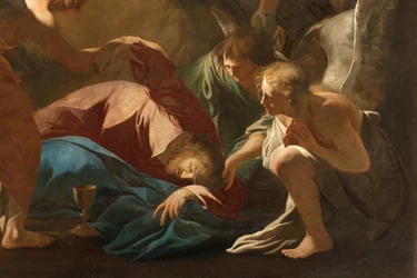 Milan, Church of San Francesco da Paola, Andrea Pozzo, The Angels support Jesus in the Garden of Gethsemane