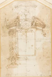 Sketch for an Altar of Saint Bartholomew