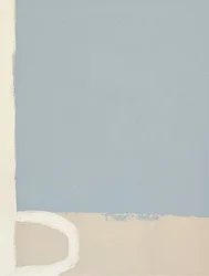Serene Blue Beige Abstract