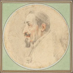 Pope Alexander VII Drawing