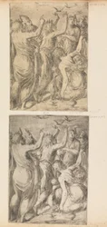 Moses Showing the Quails to the Israelites