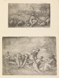 Moses and the Burning Bush, the Miraculous Draught of Fishes