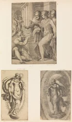 St. Peter and St. John Curing the Lame Man, Virgin and Child
