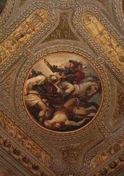 The Force of Arms, from the ceiling of the library, 1556