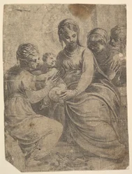 The Virgin and Child Accompanied by Saints