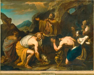 Noah Praising God After the Flood