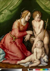 Madonna and Child with Saint John