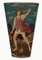 David with the Head of Goliath, c.1450-1455