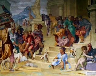 The Triumph of Caesar by Andrea del Sarto and Alessandro Allori, Medicean Villa Poggio a Caiano