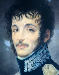 Count Teodoro Lechi in the Uniform of the Royal Guard of Italian Army (detail)