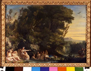Diane and Acteon. Painting by Andrea Appiani (Milan)