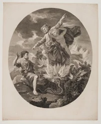 Moses with the Burning Bush