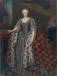 Sophie Magdalene of Brandenburg-Kulmbach 1700-1770, Queen of Denmark and Norway, 1739